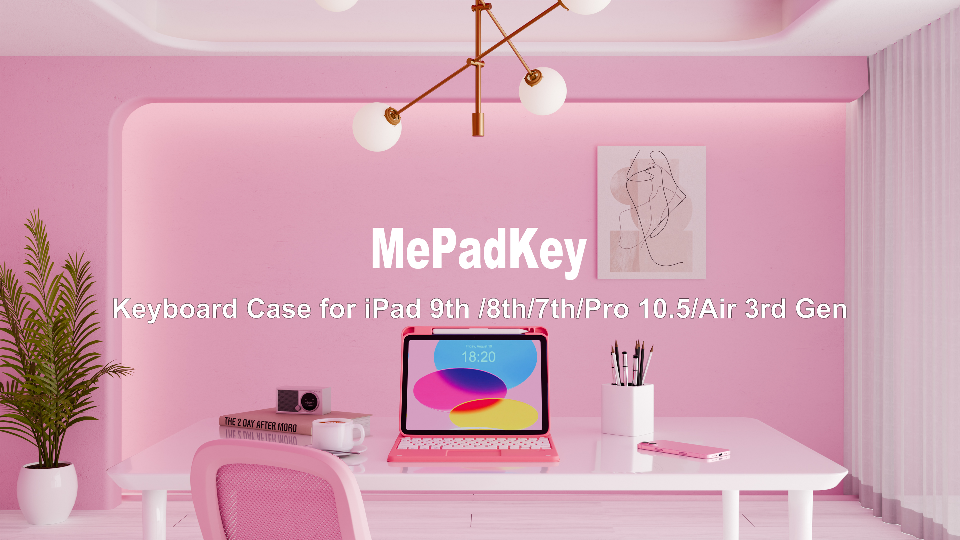 Amazon.com: MePadKey Touchpad Keyboard Case for iPad 9th /8th/7th