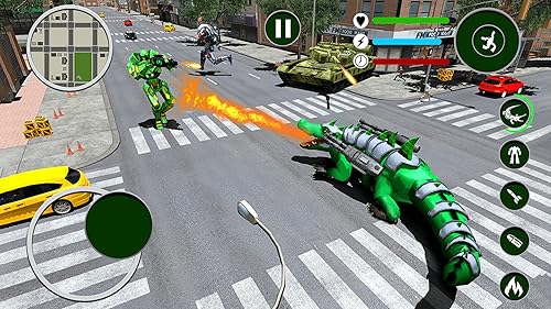 Crocodile Transformation Robot Shooting Games 2026 - Real Transformer Simulator War – vue 6