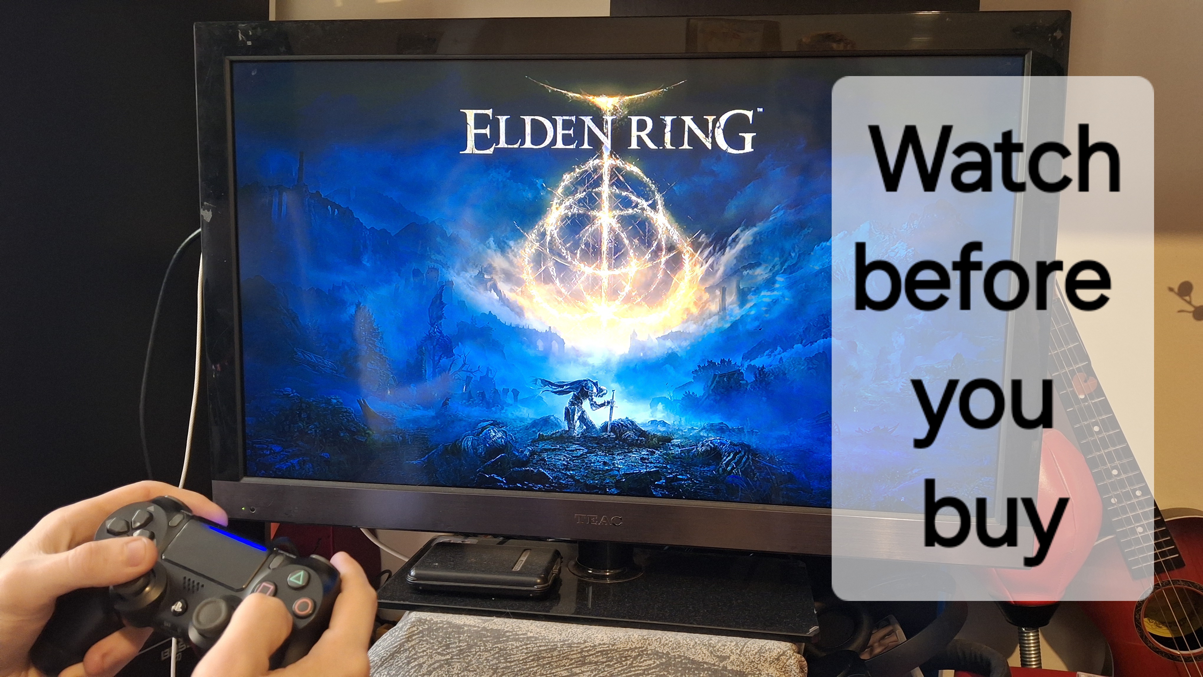 Watch Ps4 Watch PS4 Elden Ring fantasy world game on Amazon Live