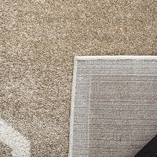Vista 40 de Safavieh Amherst Collection amt421b Gris Claro y Beige Interior/exterior Area Rug, Polipropileno