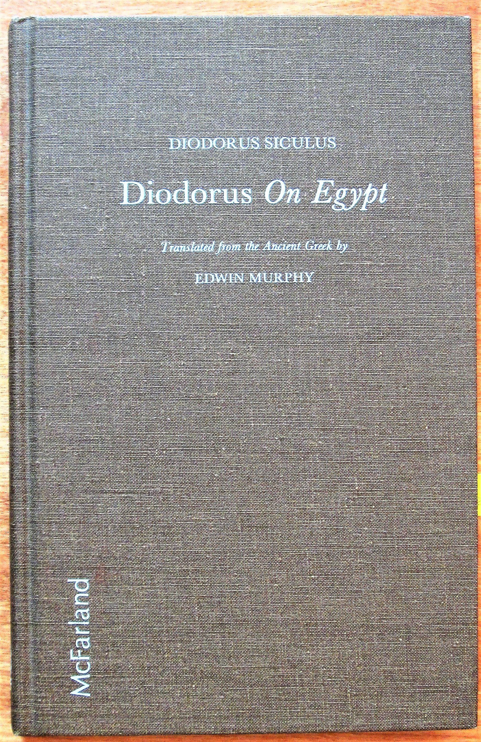 Diodorus on Egypt: v. 1