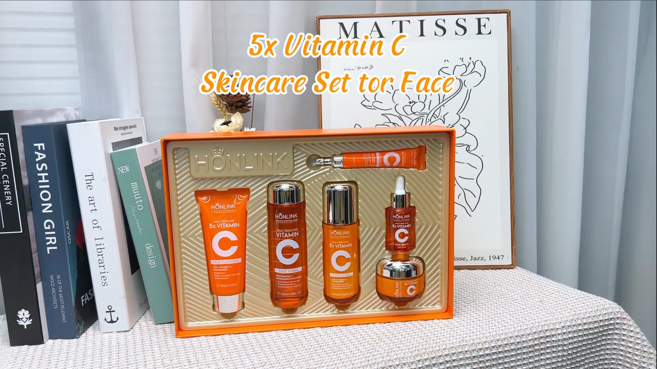 Amazon.com : Glown 6-Piece Hydrating Skincare Set with Vitamin C
