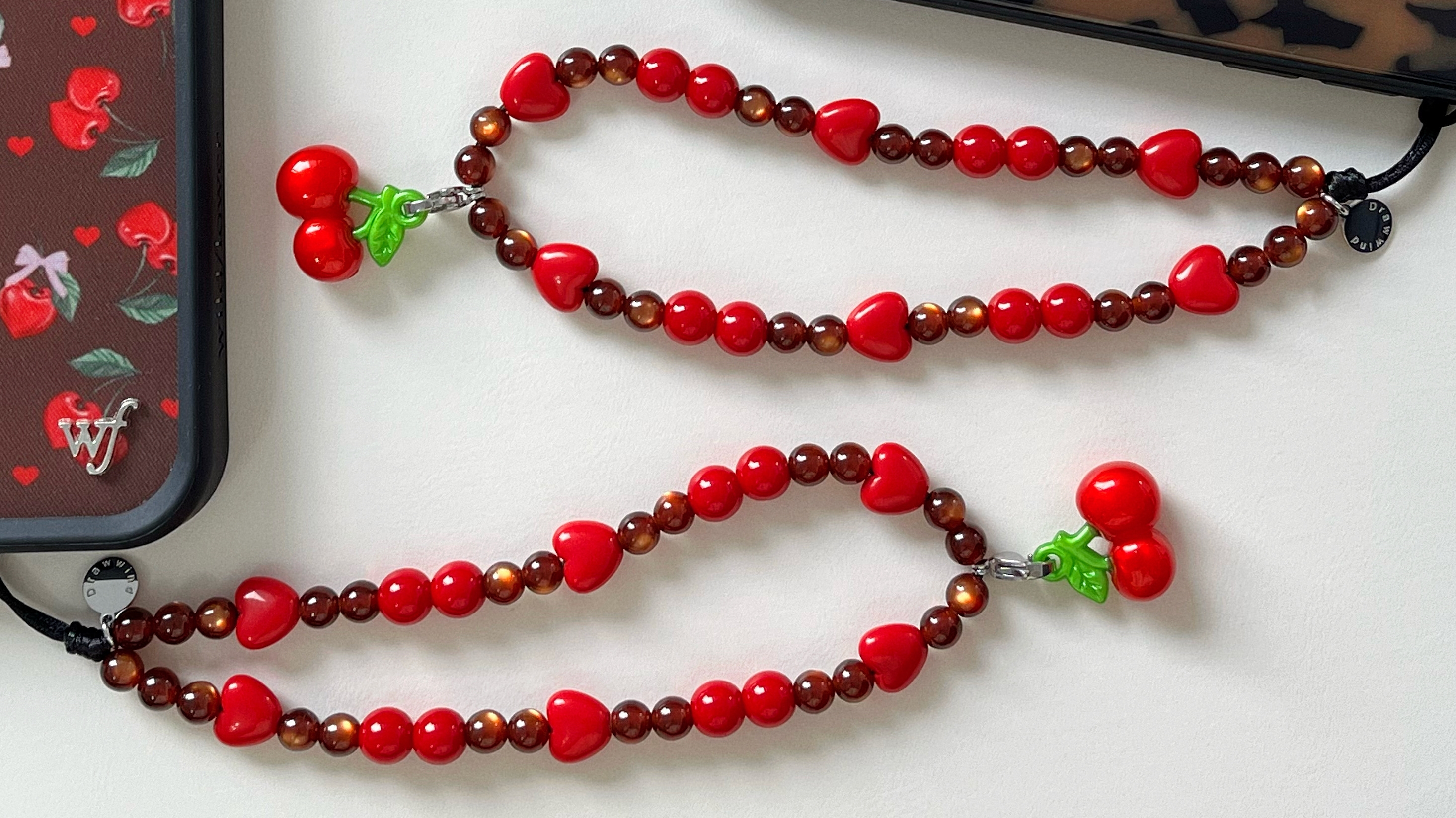 Amazon.com: Drawwind Phone Charm Beaded Wristlet Strap Universal