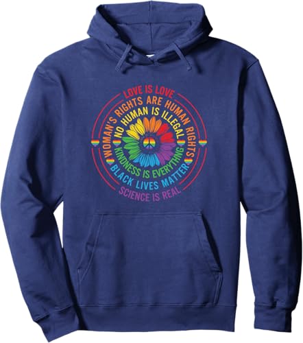 Miniatura 5 de Love is love - Sudadera con capucha LGBT Pride, Negro, S