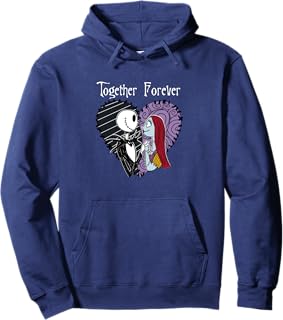 The Nightmare Before Christmas Jack & Sally Together Sudadera con Capucha