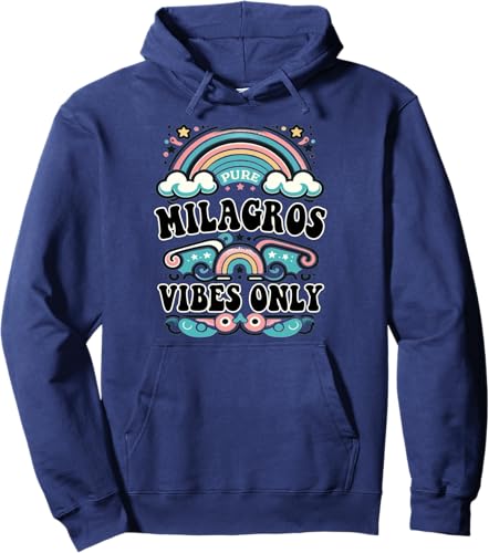 Miniatura 6 de MILAGROS Vibes Only Cute Retro Girls MILAGROS Name Pullover Hoodie