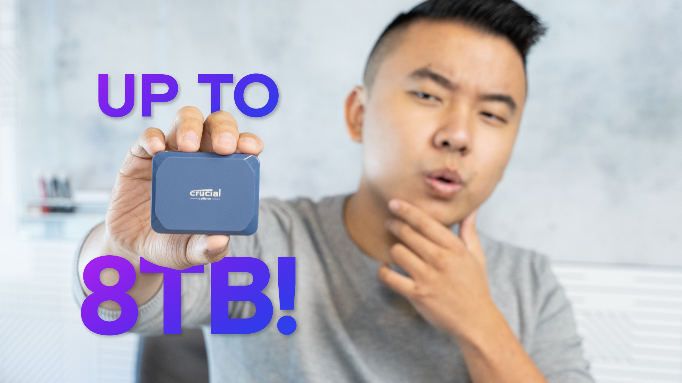 Amazon.com: Crucial X10 8TB Portable SSD, Up to 2,100MB/s, USB 3.2