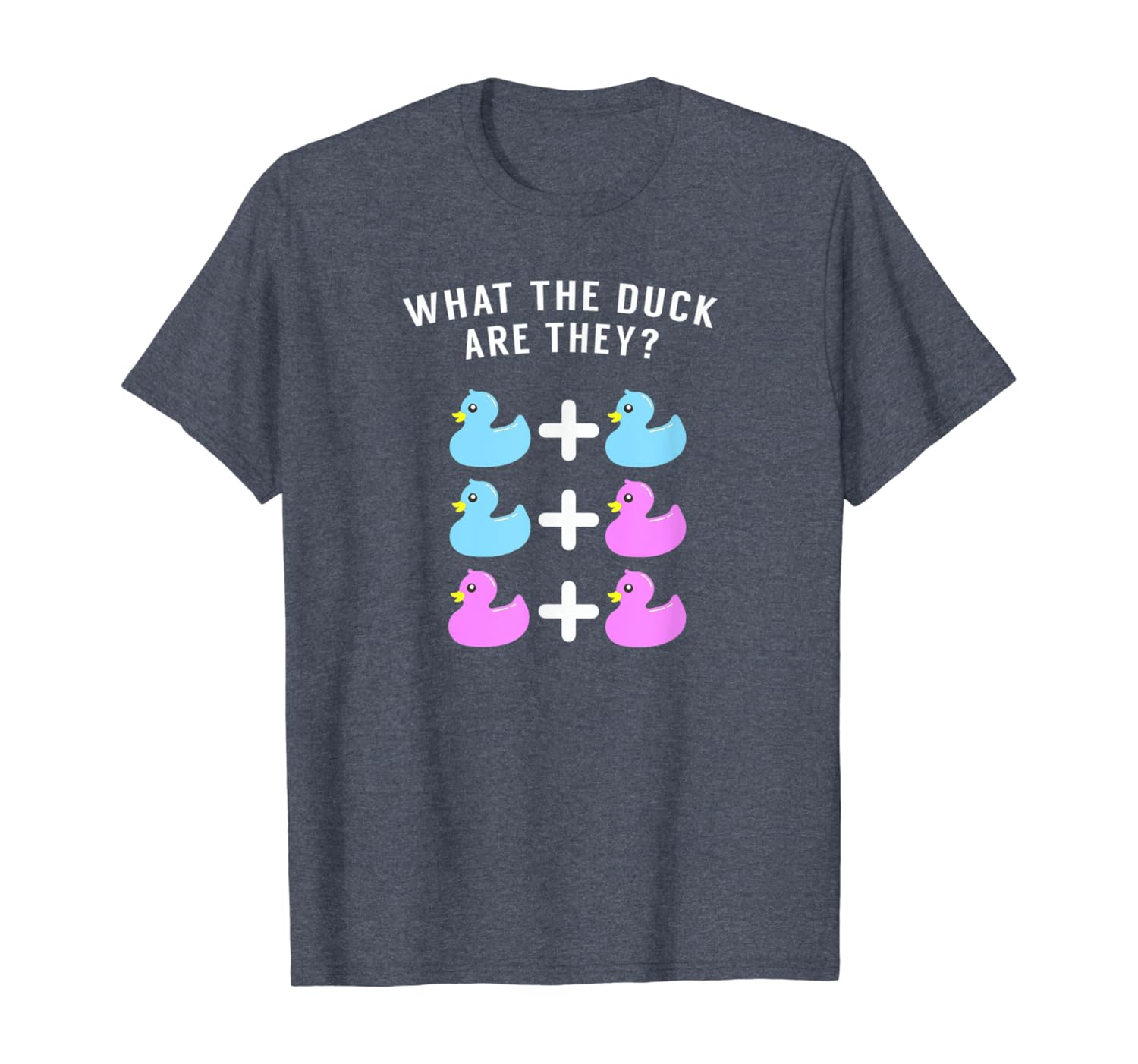Amazon Com Funny Twins Gender Reveal Shirt What The Duck Are