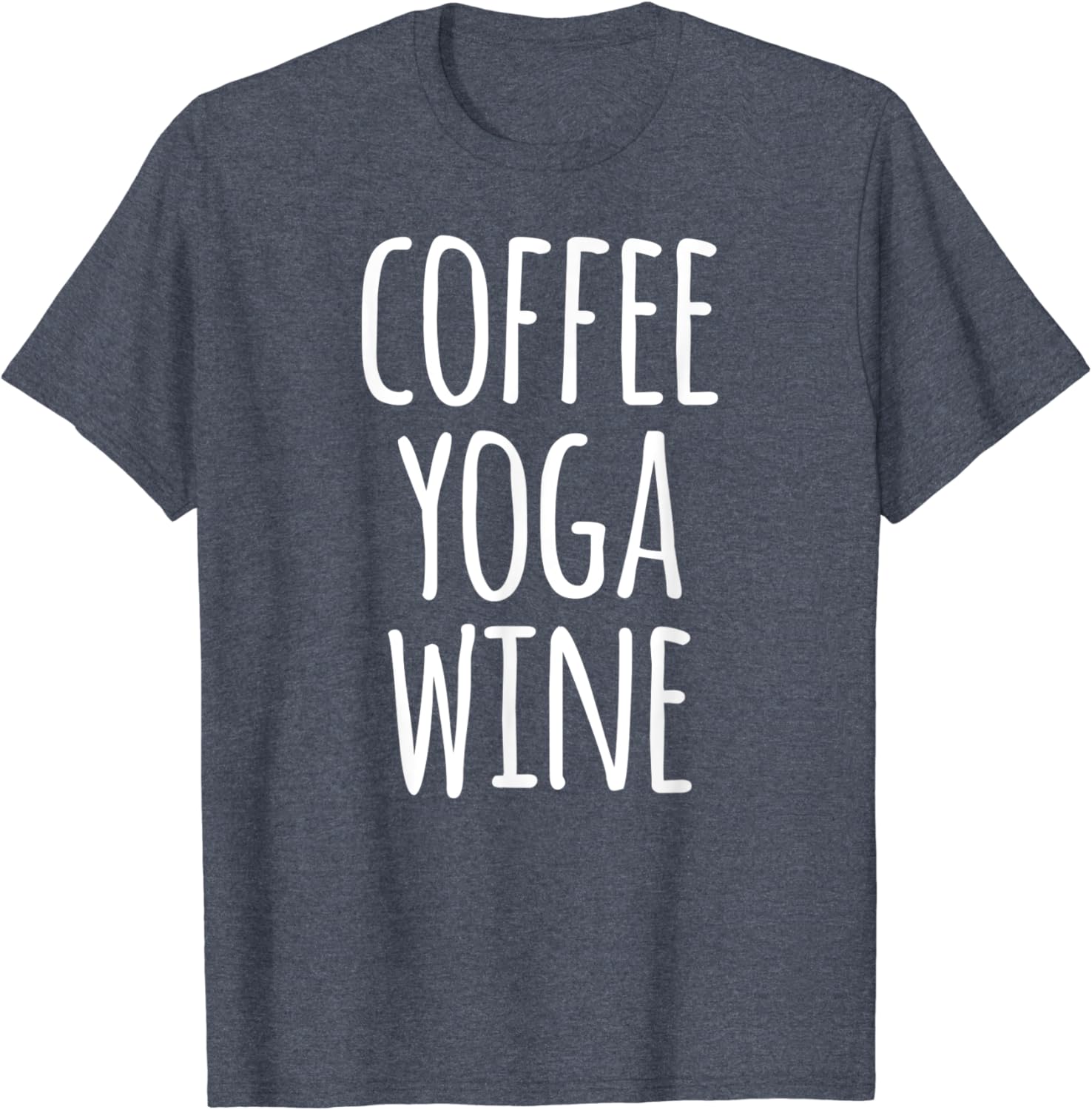 Coffee yoga wine shirt Clearance