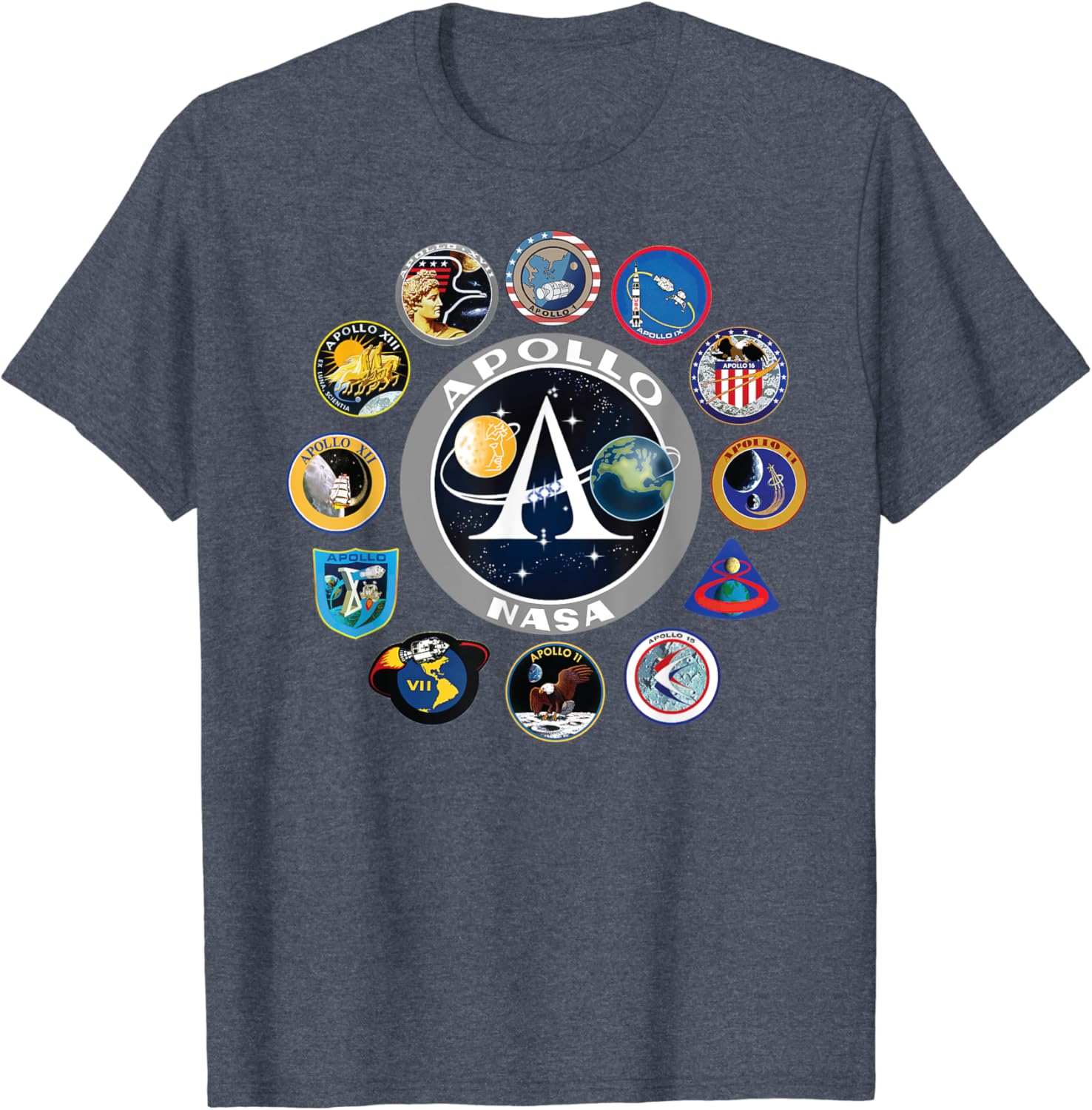 Apollo nasa t shirt Clearance