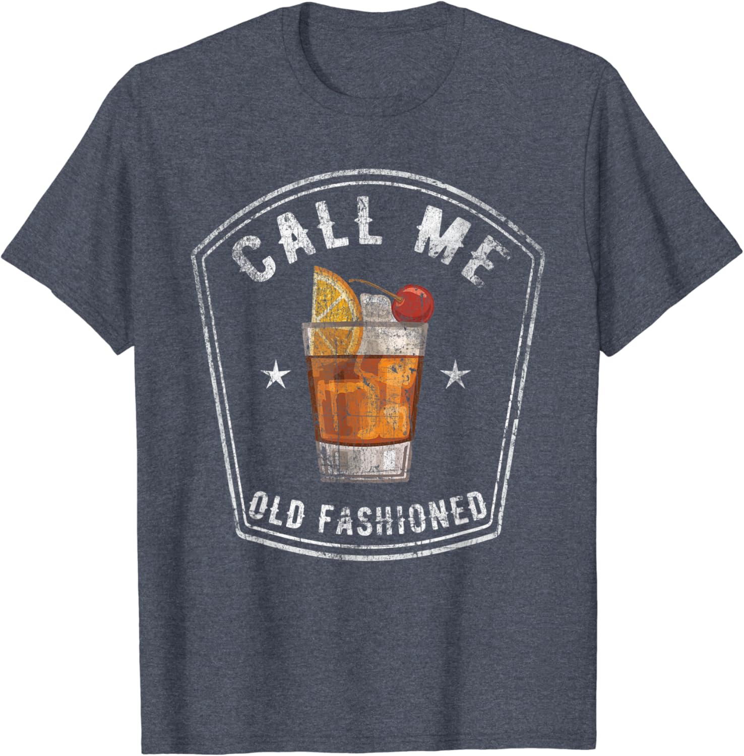 Amazon Com Vintage Call Me Old Fashioned Whiskey Funny T Shirt T Shirt Clothing