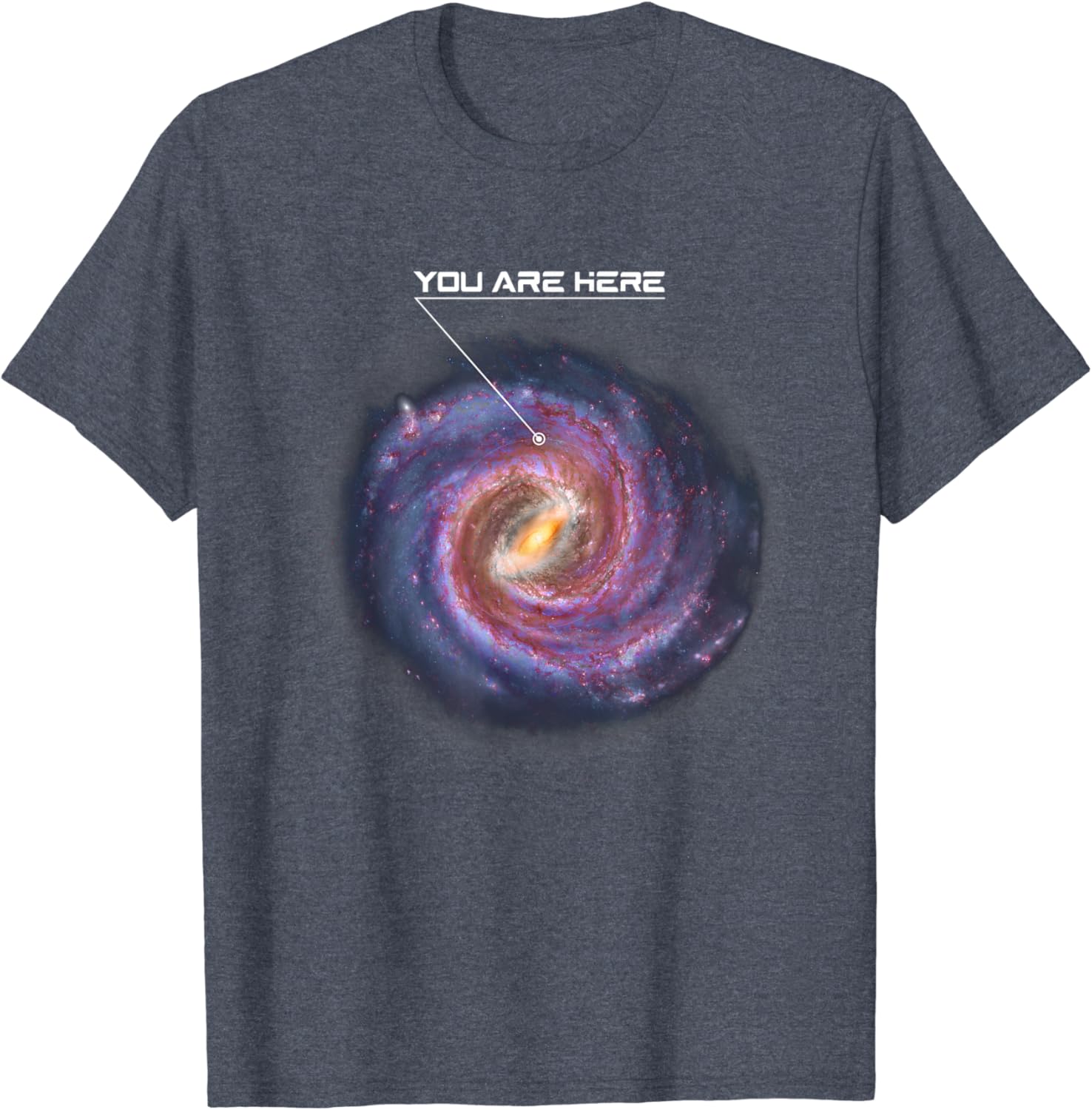 You are here milky way t shirt Clearance