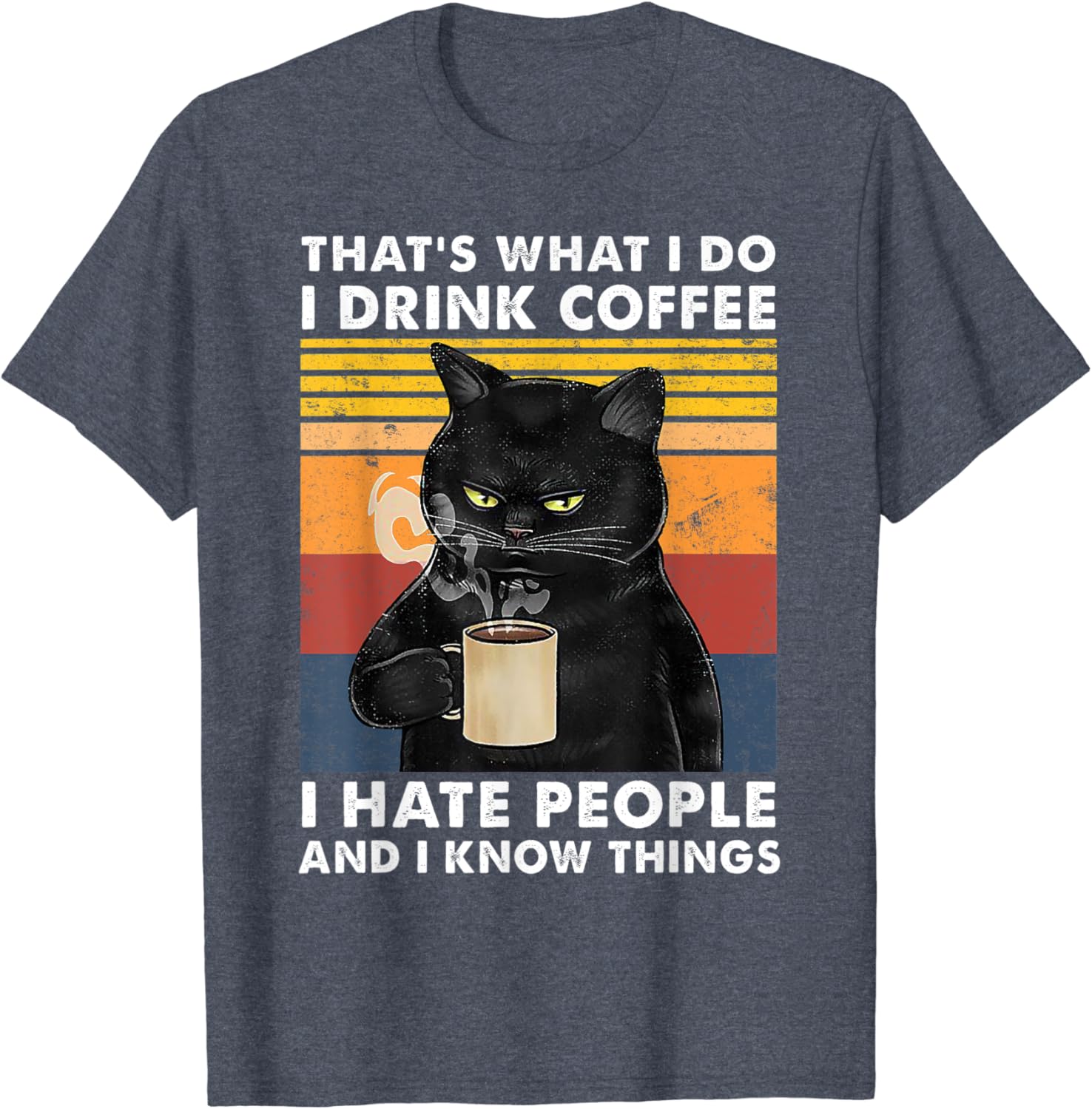 Cats and coffee shirt Clearance