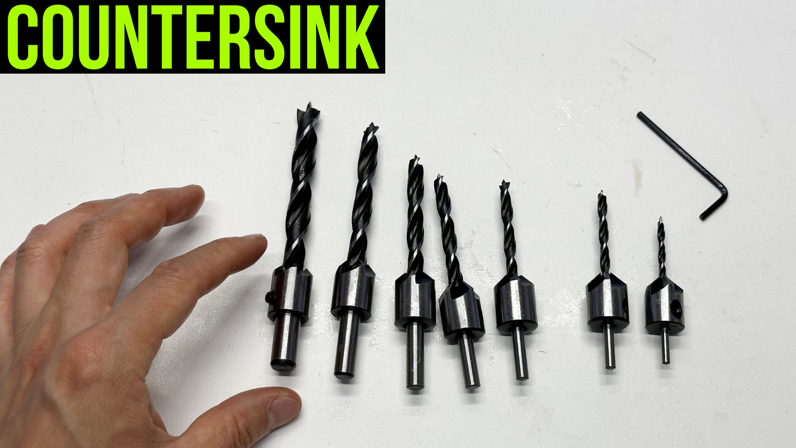Watch Countersink drill bits details on Amazon Live