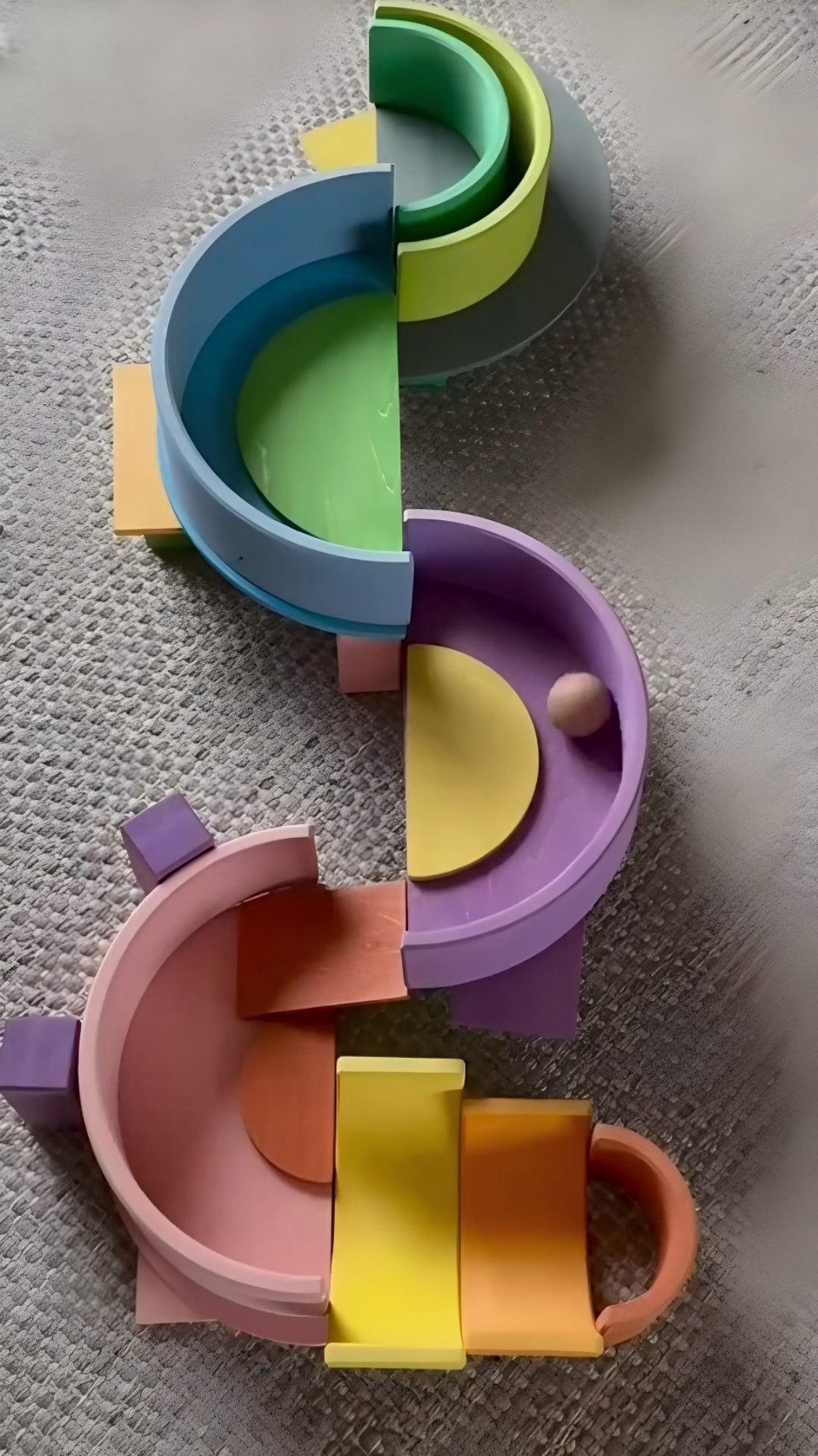 Amazon.com: AVDAR 9Pcs Wooden Rainbow Stacker Toy, Montessori