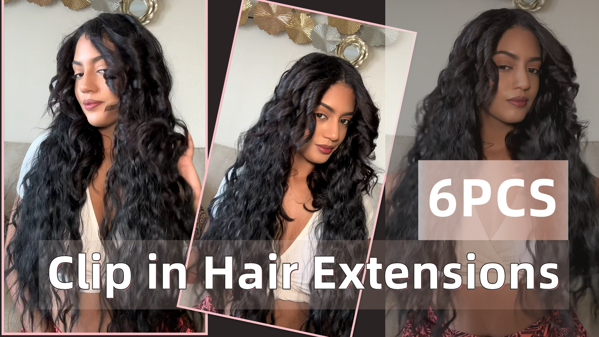 Amazon.com : LONAI Clip In Hair Extensions, 6PCS 24 display picture 2
