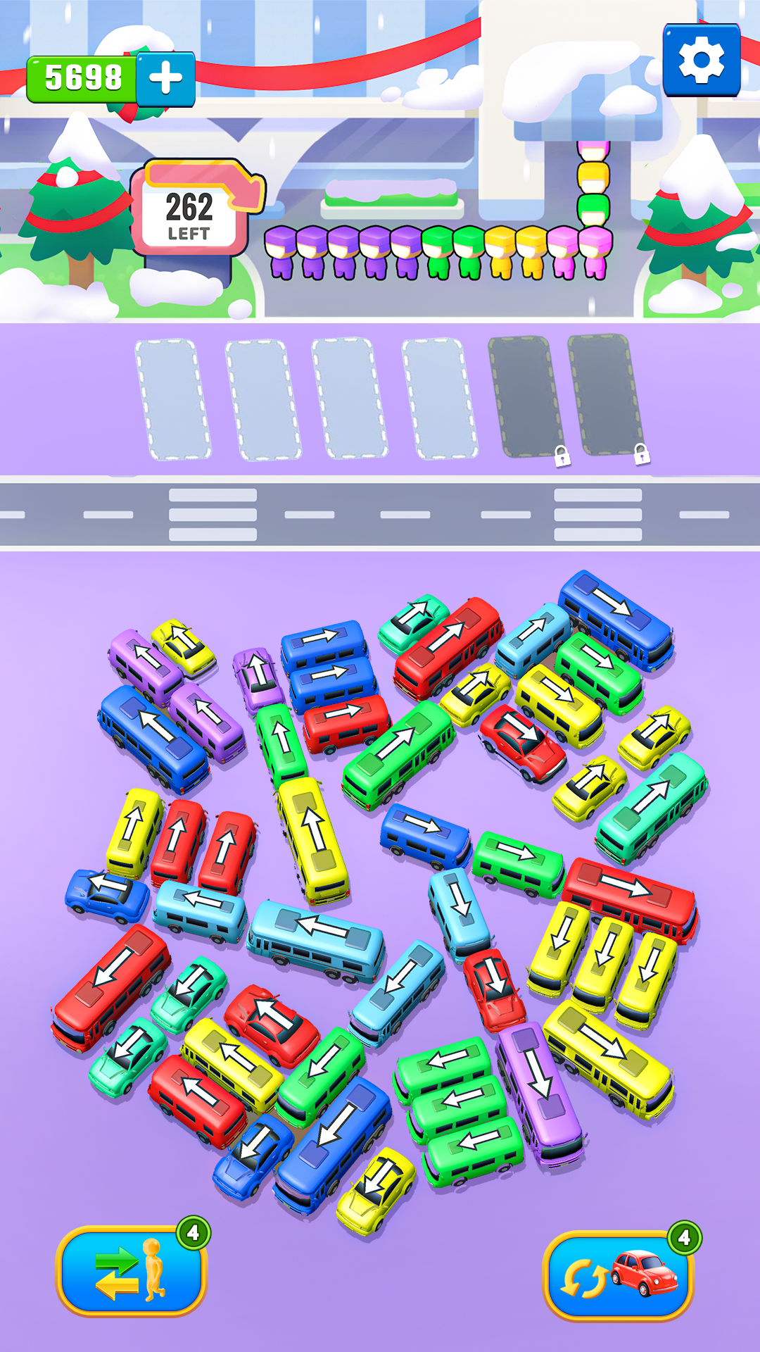 Bus Escape Out: Car Parking Jam. Experience Bus Parking Jam and ...