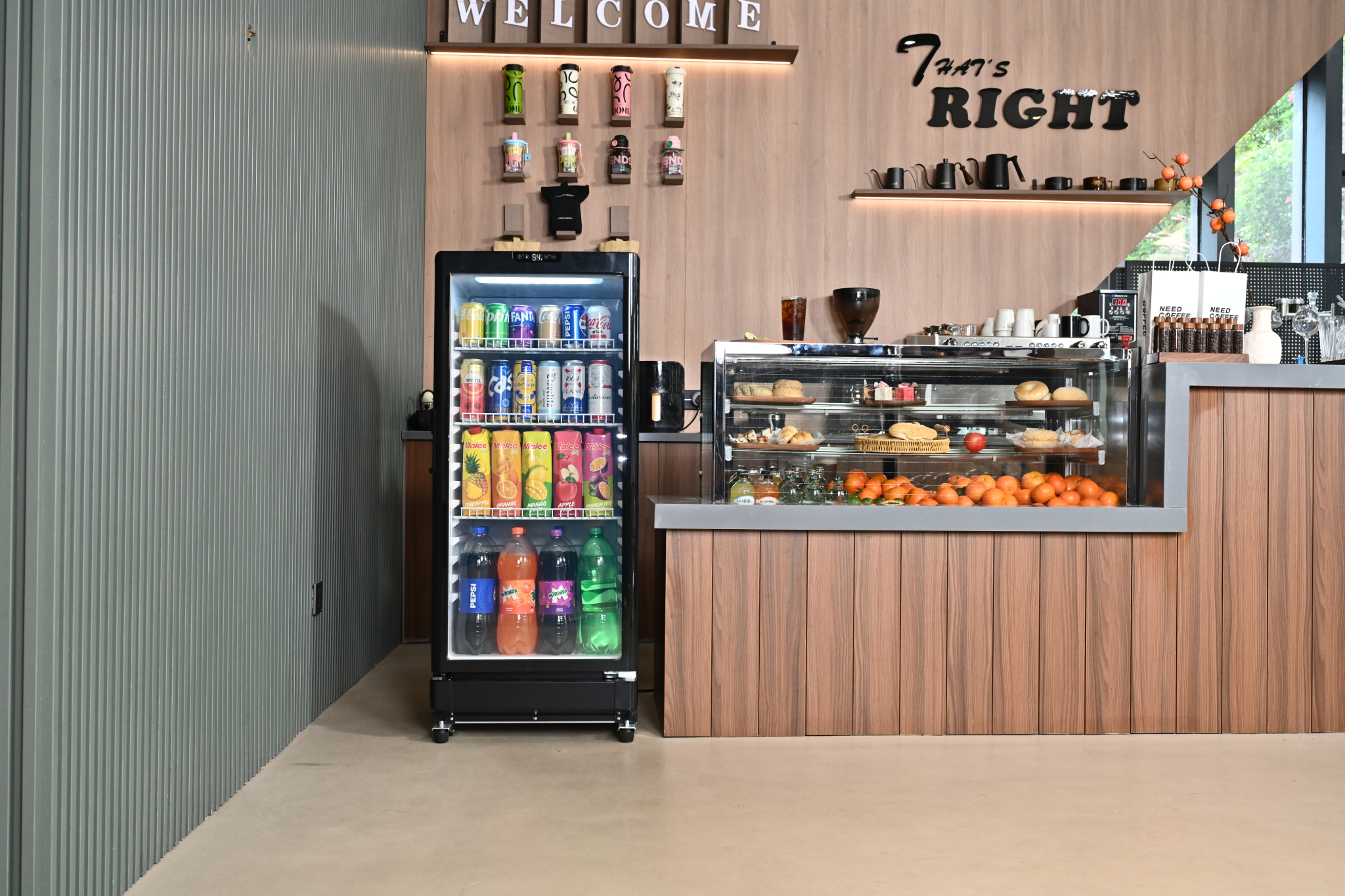 6 Cu.Ft Commercial Refrigerators, Display Fridge with Double-Tempered Glass Door, Beverage Cooler for Bar, Office, Restaurant, Outdoor Beverage Refrigerator with Locking, Key & LED - Image 8