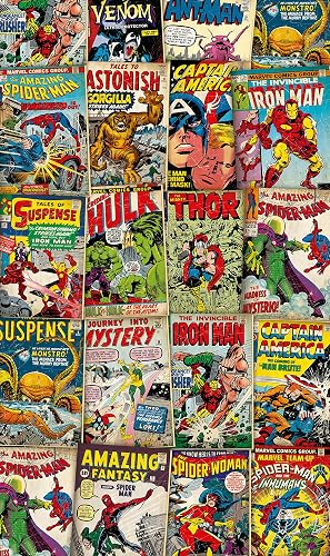 Komar 1 – vd-006 "Marvel Retro – Cover" papel Panel – Papel pintado, multicolor