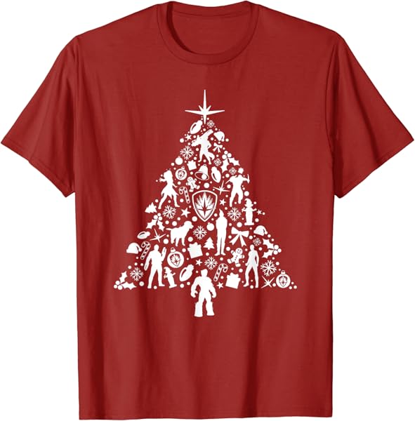 Marvel Guardians of the Galaxy Holiday Special Tree T-Shirt