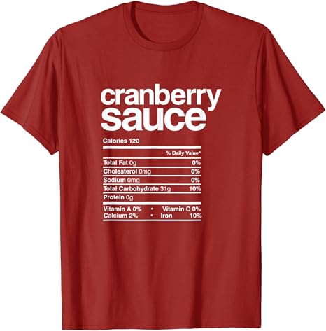 Cranberry sauce shirt Clearance