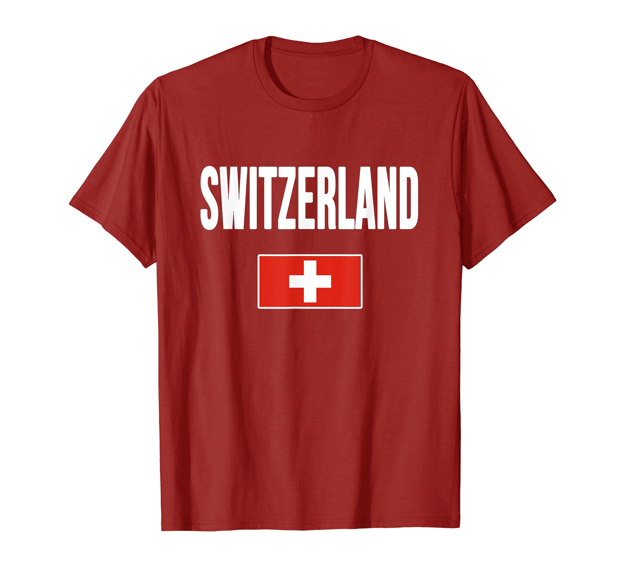 Switzerland T Shirt Swiss Flag Teehay
