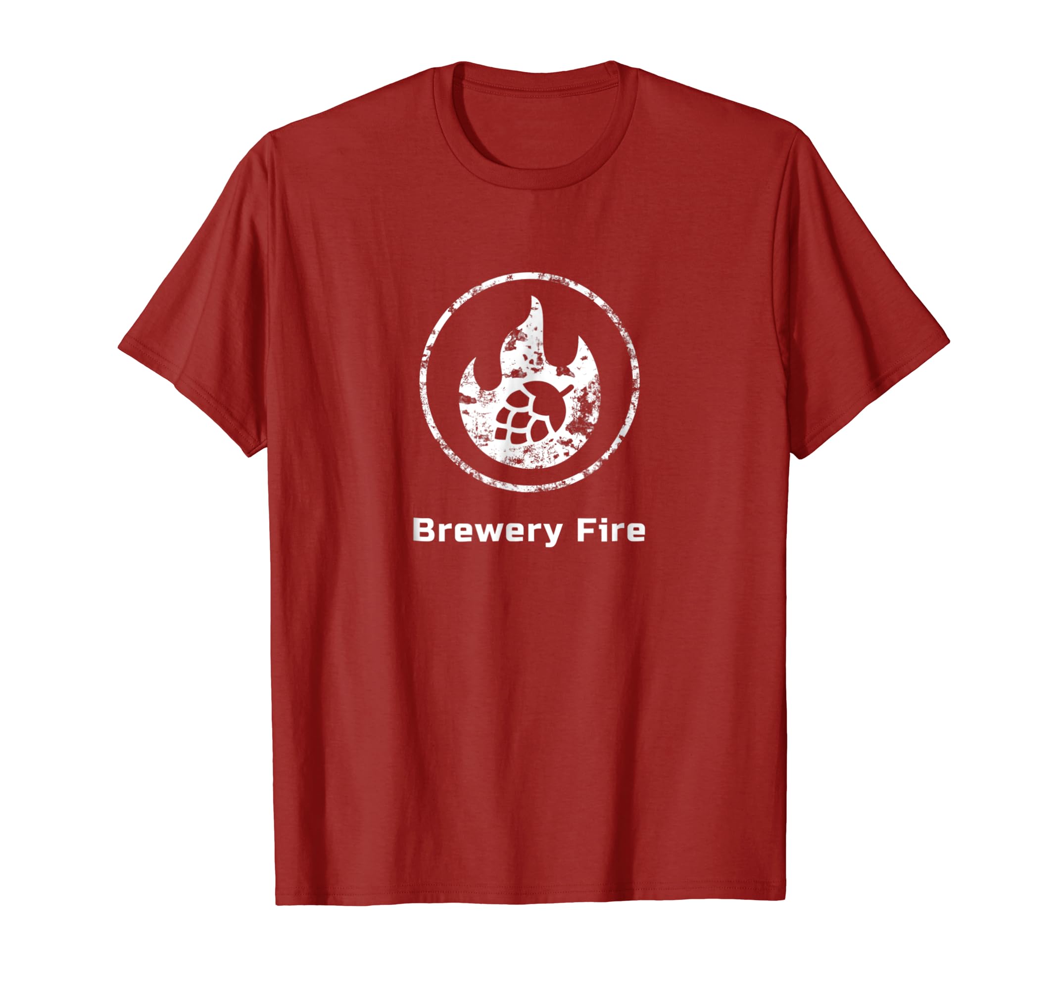Brewery Fire Logo Tee-anz