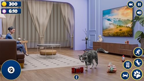 Meu simulador de gatinhos virtuais: gatinhos travessos e fofos, simulador de vida de bichinho 2025