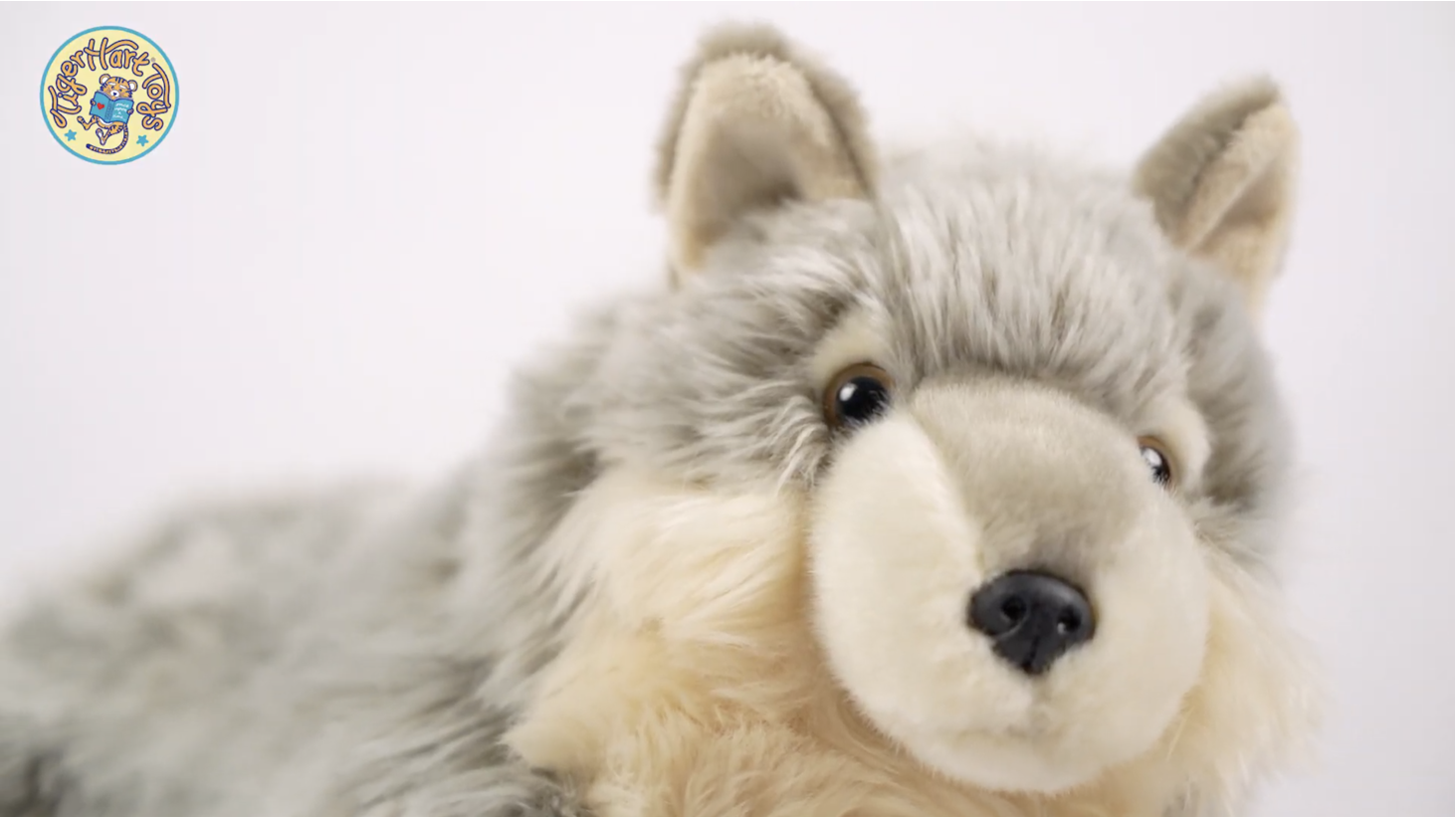 VIAHART Whitaker The Wolf - 14 Inch Stuffed Animal Plush Dog - by