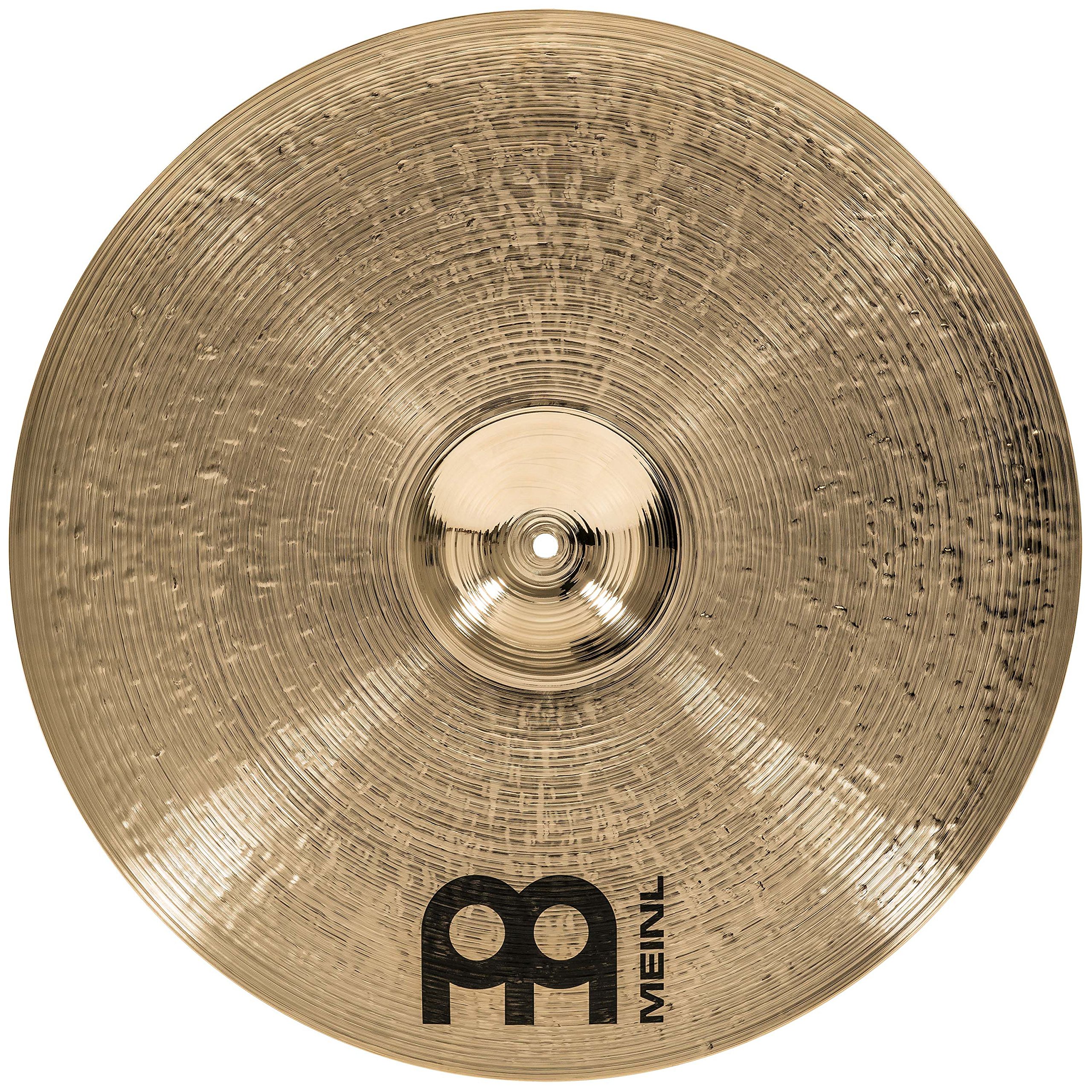 Meinl Cymbals Byzance Brilliant Cymbale Ride Heavy 22 pouces (55,88cm) pour Batterie – Bronze B20, Finition Brillante (B22HR-B)