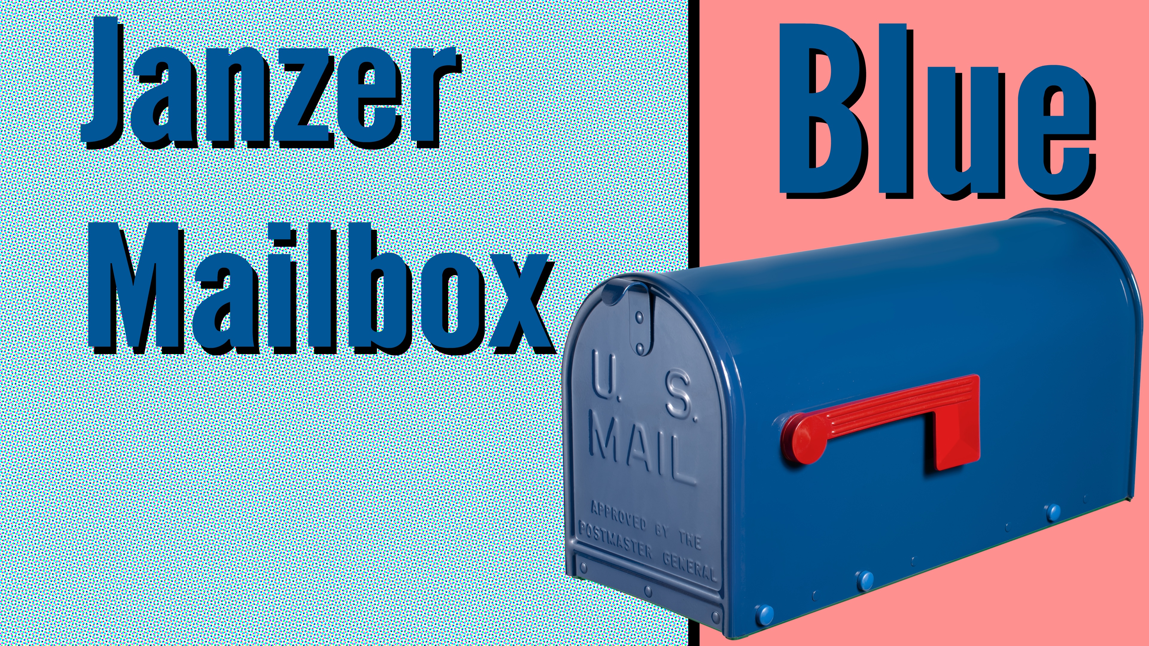 Amazon.com: Janzer Mailbox - Gloss Blue - Large : Tools & Home