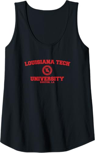 Miniatura 7 de Louisiana Tech Bulldogs Large One Color Tank Top Negro,Jaspeado Oscuro,Gris Jaspeado