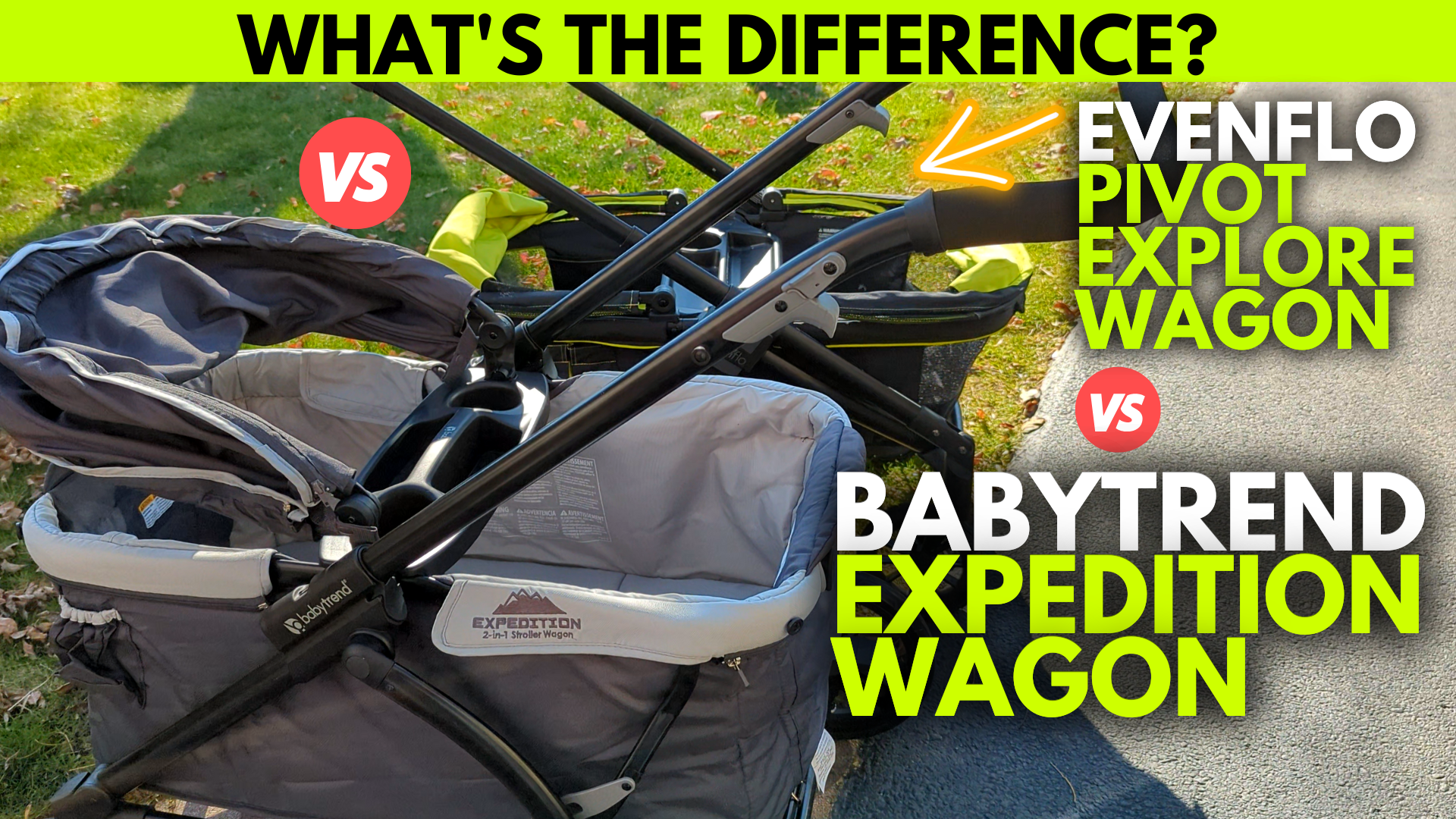 Watch Baby Trend 2-in-1 Expedition vs Evenflo Pivot Xplore