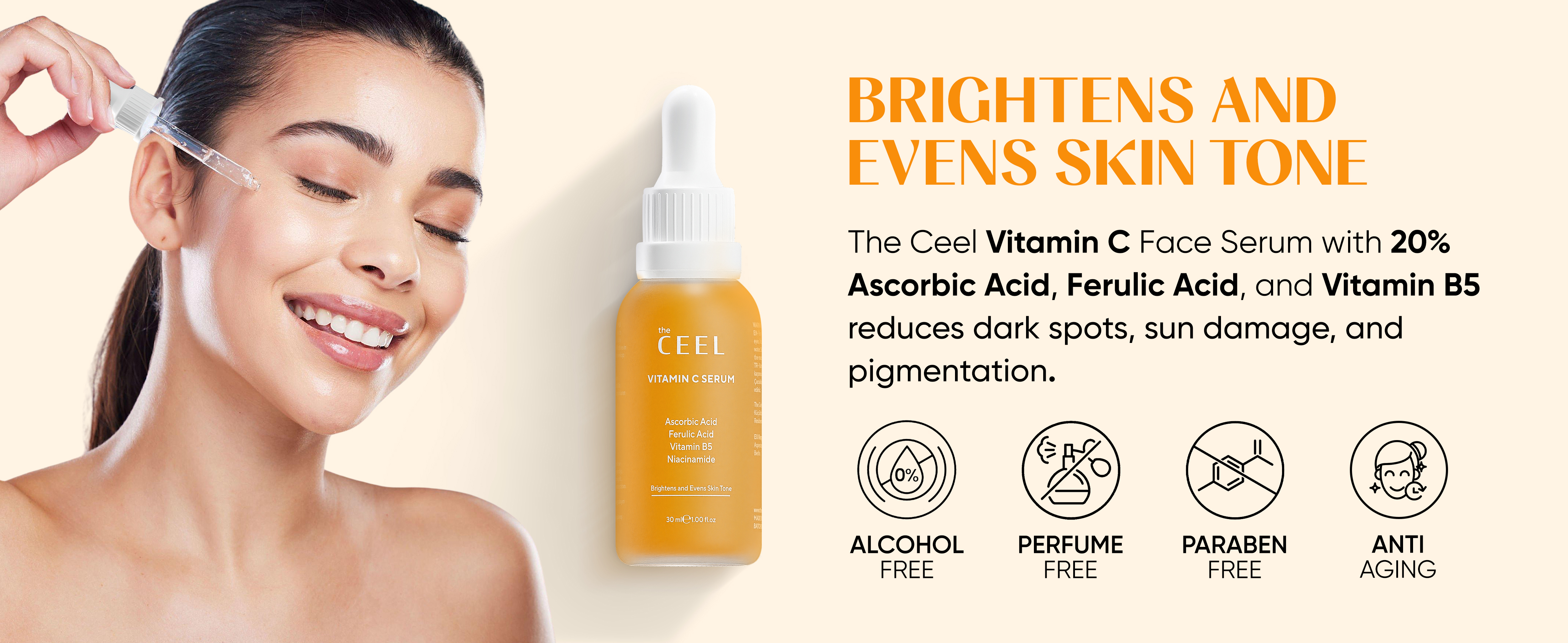 Amazon.com: The Ceel 20% Vitamin C Brightening Anti-Aging Serum