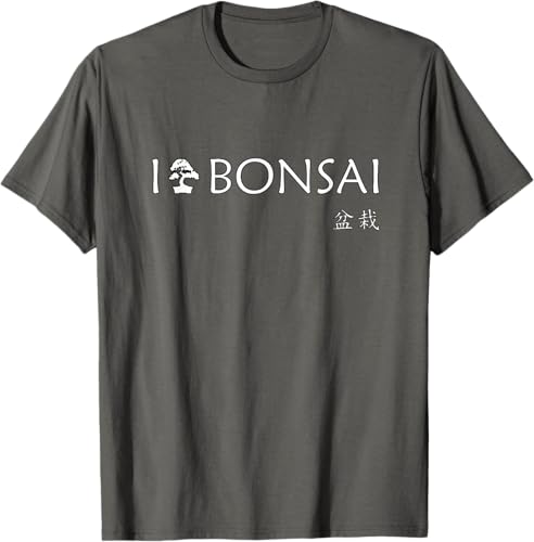 Miniatura 28 de Bonsai – I Love Bonsai T Camisa – Japón, mujer S, Negro Negro,Azul Marino,Asfalto,Blanco,Verde Bosque,Zafiro,Rosa Jaspeado,Dorado brillante,Verde