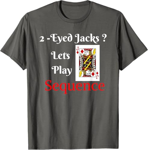 Miniatura 78 de I Have 2-eyed Jacks Lets Play una tarjeta Junta Game playera Fun, hombre 3XL, Azul (Heather blue) Negro,Azul Marino,Asfalto,Azul