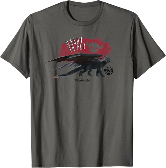 DreamWorks ヒックとドラゴン Toothless Ready to Fly Tシャツ キッズサイズ レディース メンズ