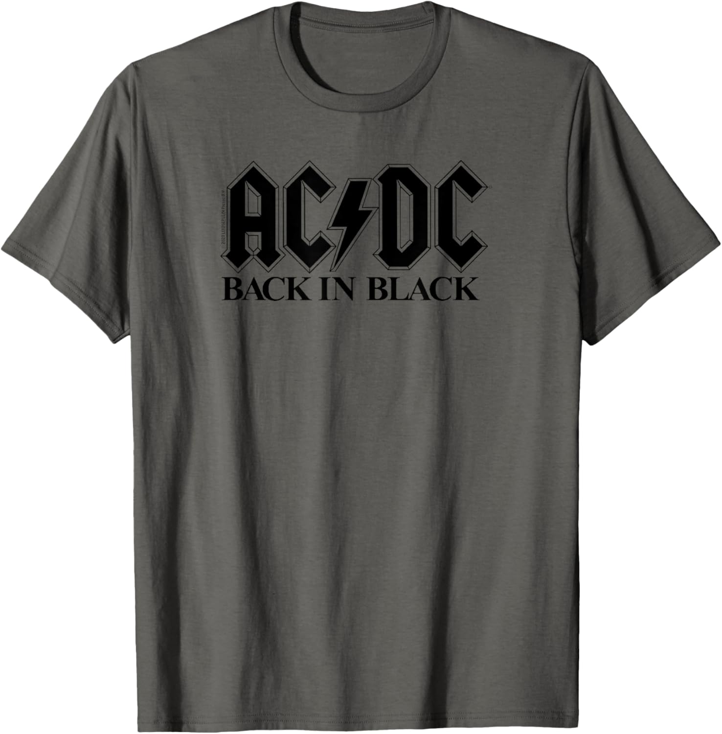 AC/DC Rock Music Band Back In Black Logo T-Shirt