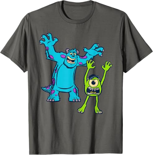 Miniatura 21 de Disney Pixar Monsters University Sulley and Mike T-Shirt Black,Navy Blue,Asphalt Grey,White,Baby Blue,Red,Kelly Green,Olive Green,Lemon