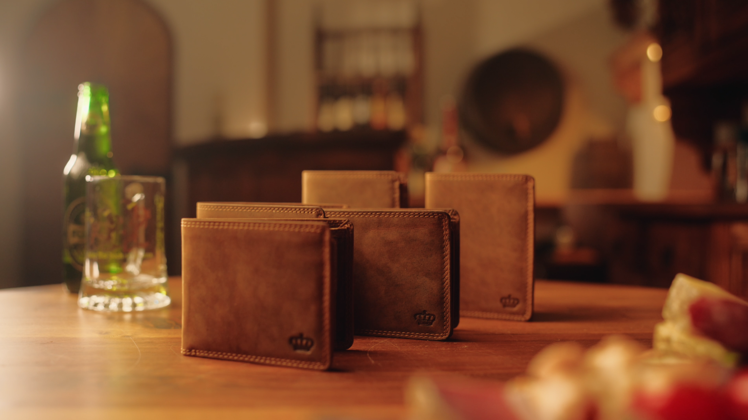 Portafoglio Uomo Baur In Vera Pelle - Protezione RFID E Design Orizzontale Elegante - Foto 5