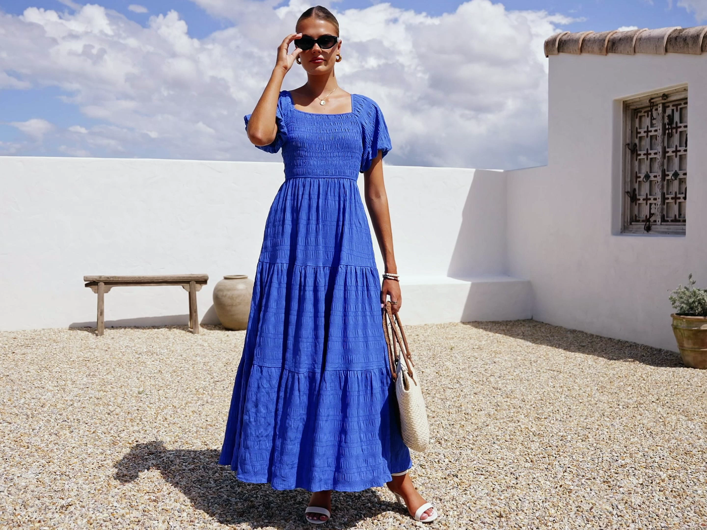 maxi dress on short women PRETTYGARDEN Womens Puff Sleeve Dress,Army Green,S Late Night Energy Micro The lightweight Promotion_SemiSuitSaleSP26 Arm Length:39″