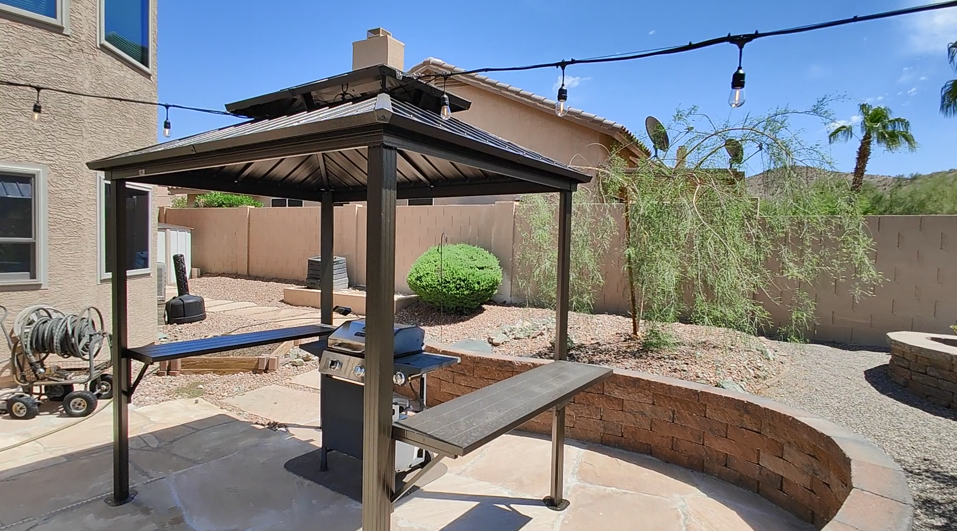 Amazon.com : PURPLE LEAF 6' X 8' Hardtop Grill Gazebo for Patio