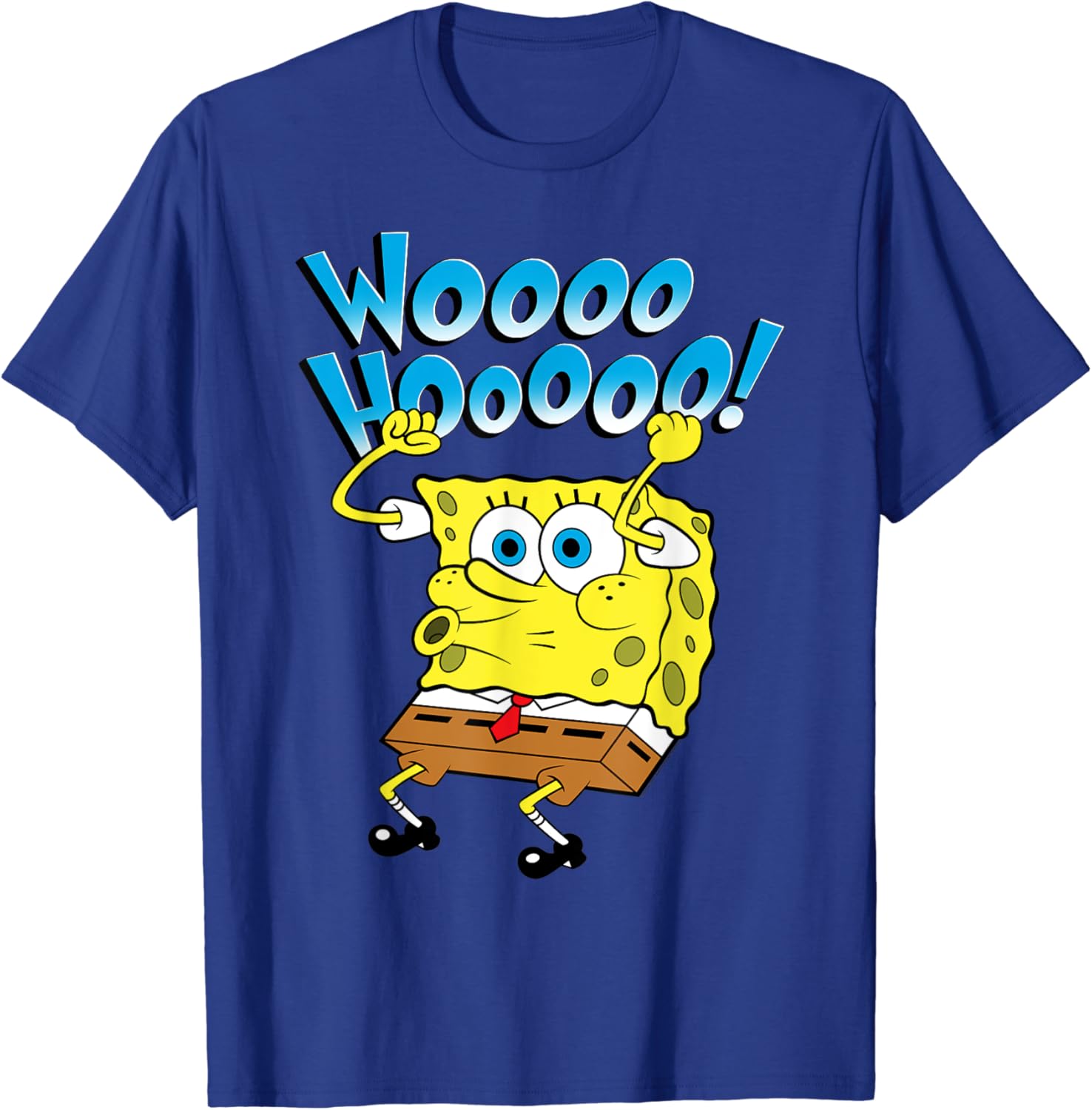 Amazon Com Spongebob Squarepants No Homework Wooo T Shirt Clothing
