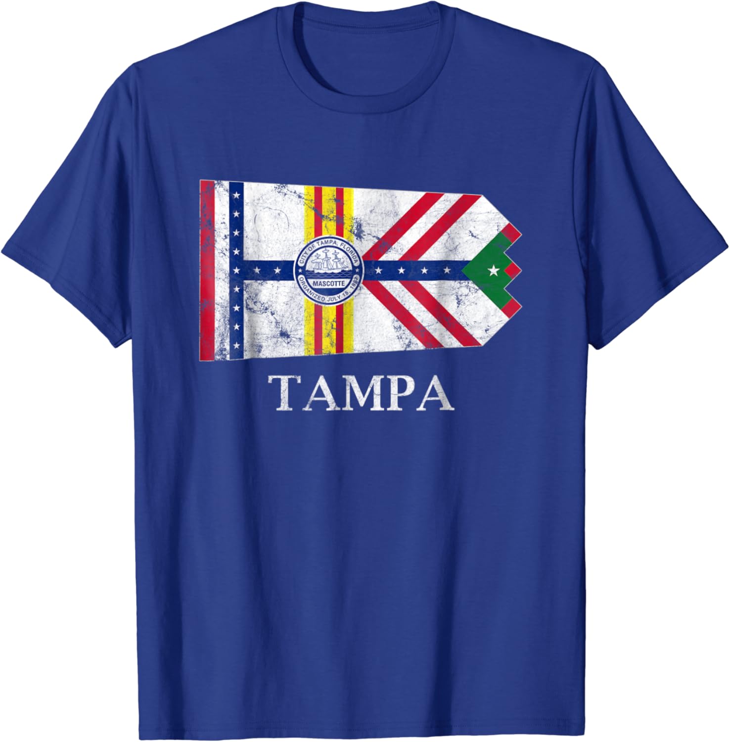 photo Tampa Bay Florida Flag tampa bay florida city flag vintage souvenir t shirt