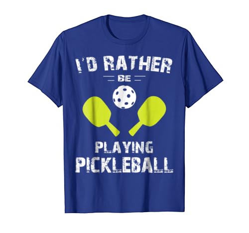 Amazon.com: Pickleball Shirts For Men and Women, Id Rather Be Playing: Clothing