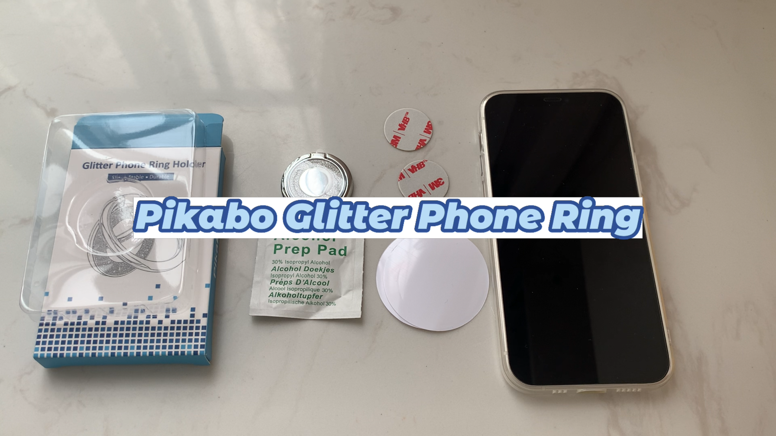 Pikabo Anneau de support magnétique pour téléphone MagSafe