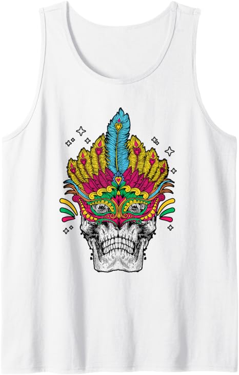 Sugar Skull Mardi Gras Parade Jester