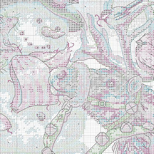 Miniatura 5 de Calcetín de Navidad Dimensions Needlecrafts de punto de cruz, de 16 pulgadas