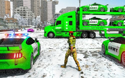 Army Vehicle Transport Truck and Army Car Driving Games : Play Army cargo truck simulator and Truck