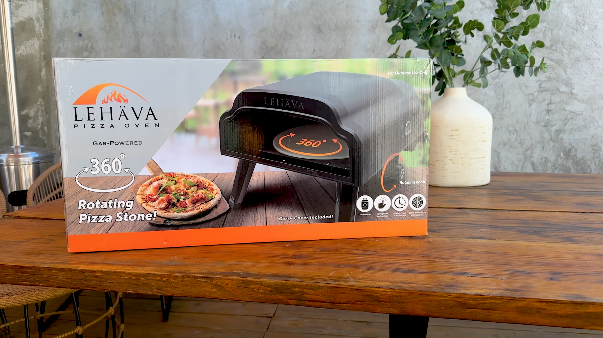 Amazon.com: Flame King LEHAVA 14-inch, 360 Degree Rotating Non